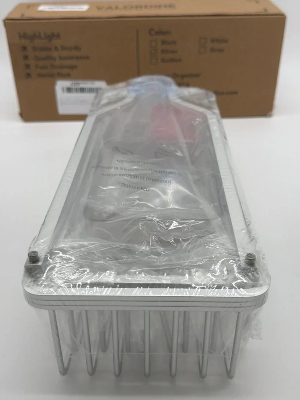 ValorDine Aluminum Hanging Shower Caddy With 2 Baskets Soap Holders & Hooks For